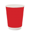 ДВУХСЛОЙНЫЙ БУМАЖНЫЙ СТАКАН 350МЛ (КРАСНЫЙ)
