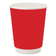 ДВУХСЛОЙНЫЙ БУМАЖНЫЙ СТАКАН 450МЛ (КРАСНЫЙ)