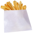 Пакет бумажный для картофеля-фри 80гр 100*115