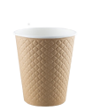 ДВУХСЛОЙНЫЙ БУМАЖНЫЙ СТАКАН 250 МЛ "WAFFLE KRAFT"