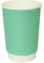 ДВУХСЛОЙНЫЙ БУМАЖНЫЙ СТАКАН 450МЛ (ЗЕЛЕНЫЙ)