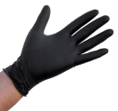 Перчатки "Черные" нитриловые (размер L) 100ш