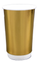 ДВУХСЛОЙНЫЙ БУМАЖНЫЙ СТАКАН 450 МЛ "ЗОЛОТОЙ МЕТАЛЛИК"