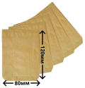 Пакет бум. жиростойкий 80мм*120мм
