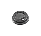 Крышка пластиковая "Черная" для ОДНОСЛОЙНОГО стаканов 100мл (62мм)