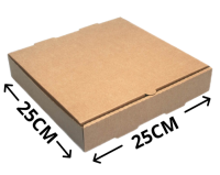 КОРОБКА ДЛЯ ПИЦЦЫ "КРАФТ" 250*250*40 (Т-23)