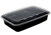 Пластиковый контейнер 830мл с крышкой PP