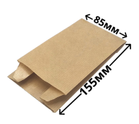 Пакет бум. 85/55/155 (с V-образным дном) ламинированный 