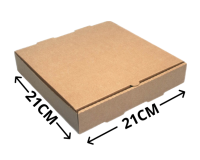 КОРОБКА ДЛЯ ПИЦЦЫ "КРАФТ" 210*210*40 (Т-23)