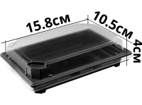 Контейнер с крышкой для суши 182/127/50 (C-19) комплект