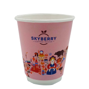 250мл "Скайбери" 2-сл бумажный стакан