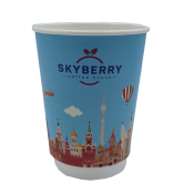 350мл "Скайбери" 2-сл бумажный стакан