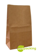 Бумажный пакет "КРАФТ" без ручек 140/95/305