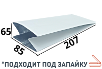 Пакет фольгированный с V-образным дном 90/60/210