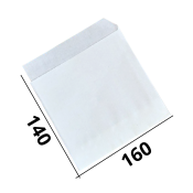 Бумажный уголок для гамбургера 140*160мм "белый"