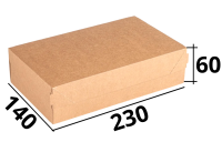 КОРОБКА ЛАМИНИРОВАННАЯ КОРОБКА 230/140/60 (Cake 1900)