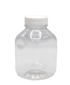 Бутылка 200мл "КВАДРАТ" с широким горлом (38мм)+крышка