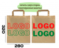 Печать с двух сторон пакета (разные макеты)