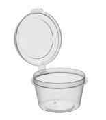 Соусник пластиковый с крышкой 30мл (ПП)